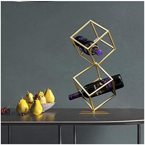 ALDEPO Rose Gold Wine Rack for 2 Bottles