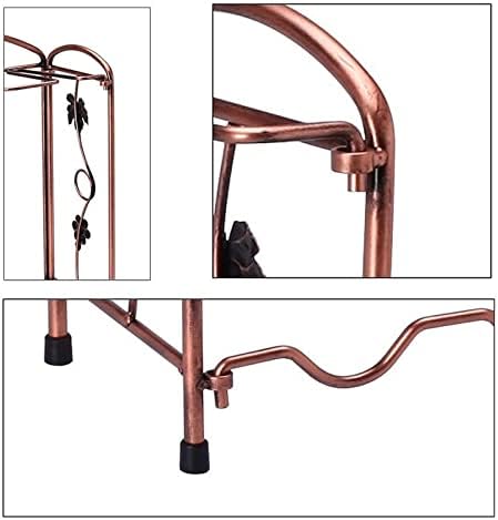 ALDEPO Copper Wine Glass Storage Rack Baroque Design