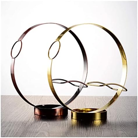 ALDEPO Gold Metal Wine Rack for Home Decor