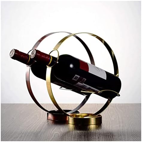 ALDEPO Gold Metal Wine Rack for Home Decor