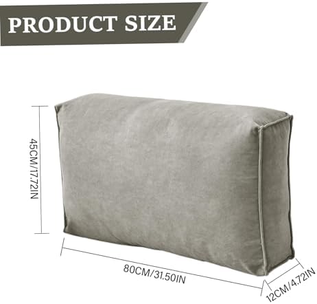 Muzrunq Reading Pillow with Lumbar Support