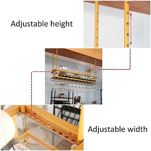 LIGUOYI Adjustable Wine Glass Rack with Screws
