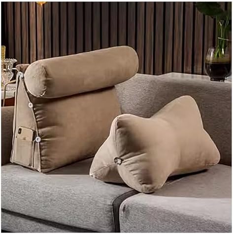 BESNUT Bed Rest Pillow with Neck Roll and Bone Pillow