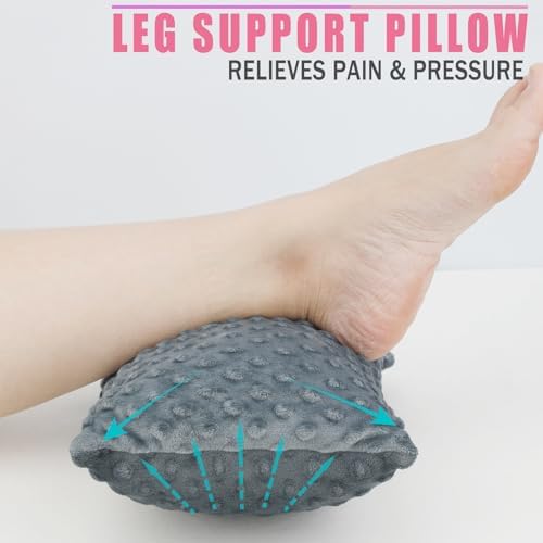 BNRendles Minky Dot Knee Pillow for Side Sleepers