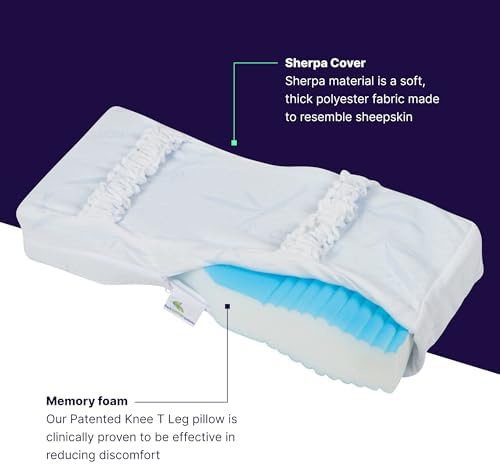 Back Support Systems Knee-T Leg Pillow for Back Pain Relief