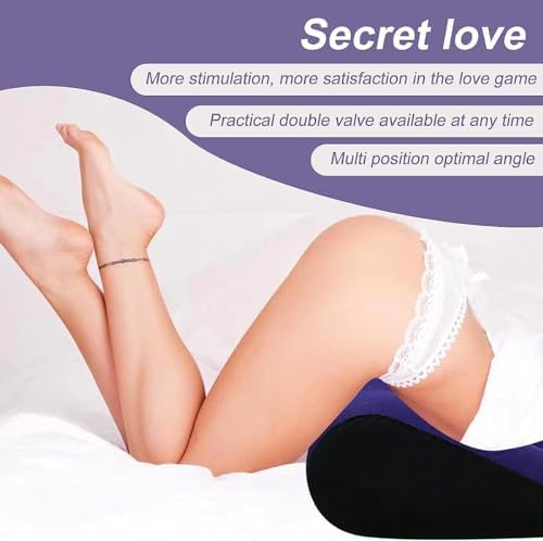 Wedge Pillow with Inflation Pump - Support for Side Sleepers