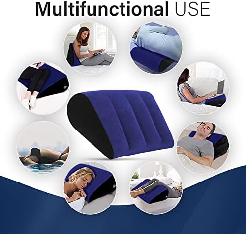 Travel Wedge Pillow for Body Support and Leg Elevation