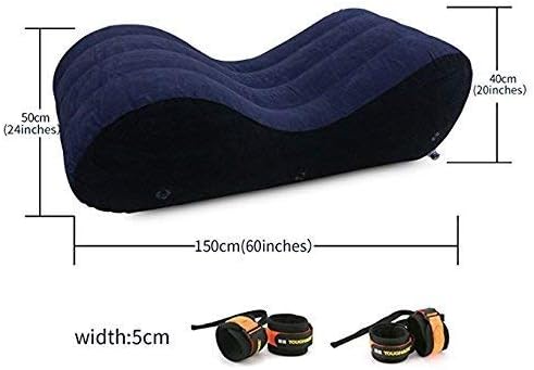 COSWE Wedge Pillow with Air Pump for Back and Leg Support