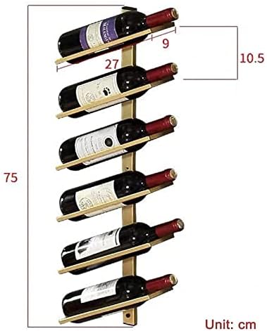 ALDEPO Wall-Mounted Wine Rack for Home and Kitchen