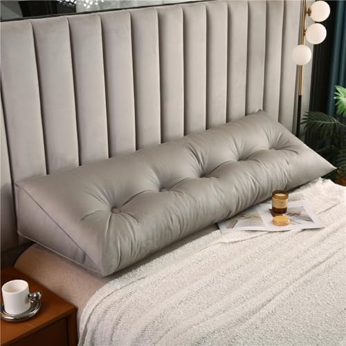 KANG DONG Large Triangular Headboard Wedge Pillow for Reading and Relaxing