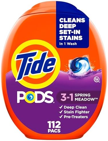Tide PODS Laundry Detergent Pacs 112 Count HE Compatible