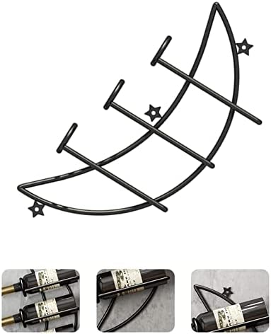 ALDEPO Wall-Mounted Wine Rack Set Dolphin Waves