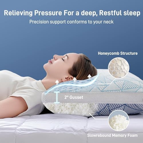 Caelorin Shredded Memory Foam Bamboo Viscose Pillow