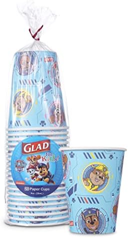 Glad Paw Patrol 9 Oz Paper Cups - 20 Count Pack of 1