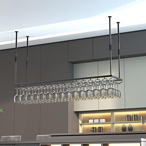 Suuim Metal Wine Glass Holder with Adjustable Height