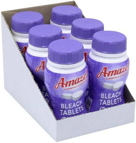 AMAZE Ultra Concentrated Bleach Tablets 6 Bottles Lavender Scent 1