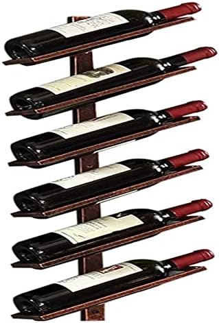 ALDEPO Wall Mounted Wine Rack 6 Bottles Light Green