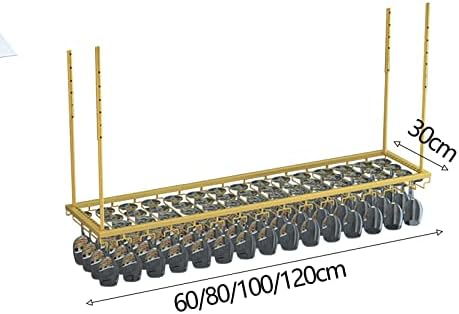 Adjustable Wine Rack Ceiling Holder for Kitchen and Bar