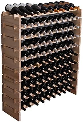 Freestanding Wine Rack Cabinet for 100 Bottles