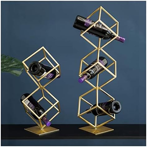 ALDEPO Rose Gold Wine Rack for 2 Bottles