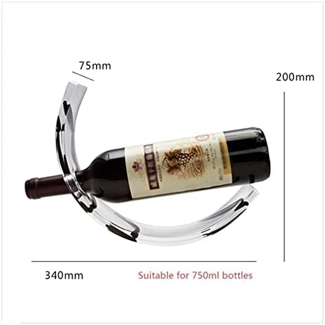 ALDEPO Tabletop Wine Rack 34x75x20cm Acrylic