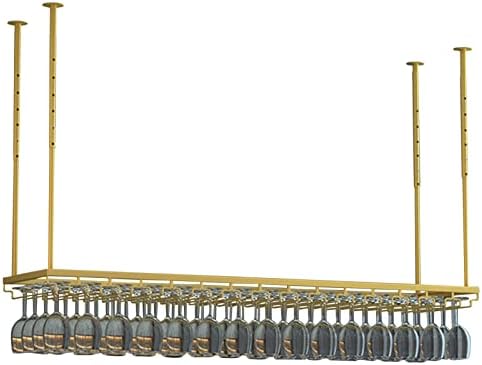 Adjustable Wine Rack Ceiling Holder for Kitchen and Bar