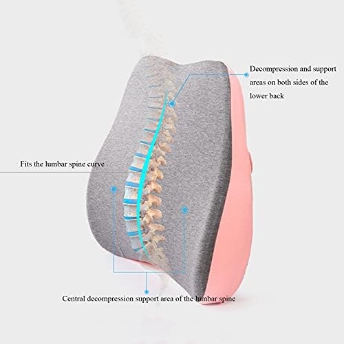 Memory Foam Lumbar Support for Office Chairs and Car Seats