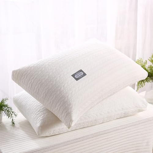 Lovskoo Soft Down Filling Bed Pillow for Stomach and Side Sleepers