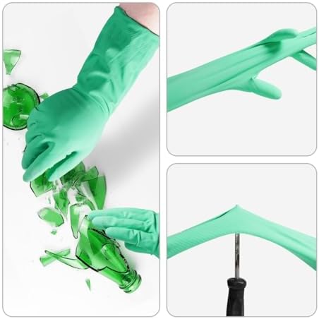 ANBOSON 14mil Non-Slip Latex Dishwashing Gloves 1