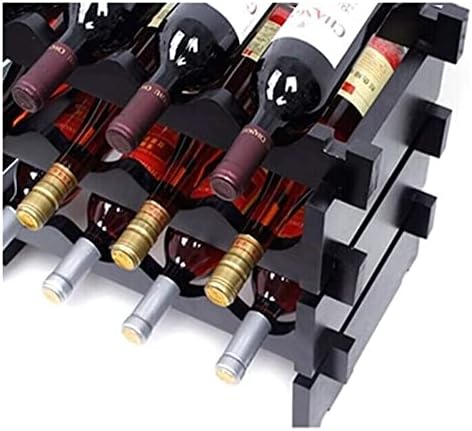 ALDEPO Wine Rack 312 Bottles Solid Wood Wrought Iron