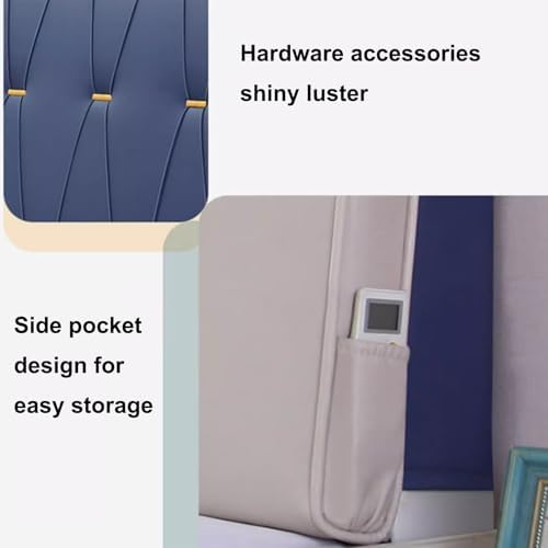 OMESDA Bed Backrest Cushion - Waterproof Headboard Pillow for Bedroom Couch