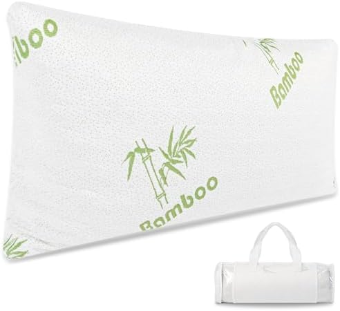Tranquiluxe Adjustable Memory Foam Pillow with Cooling Design