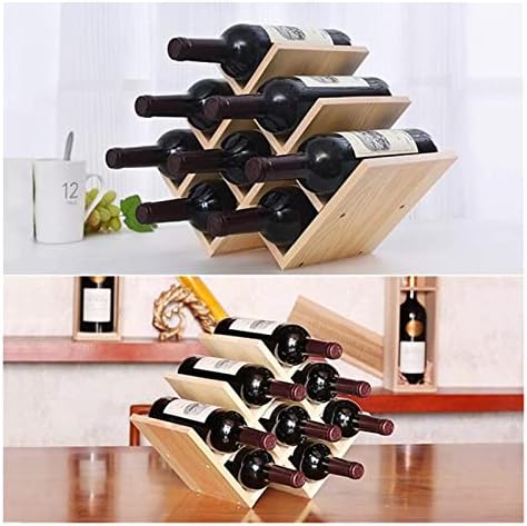 ALDEPO Freestanding Wine Rack with 8 Bottle Capacity