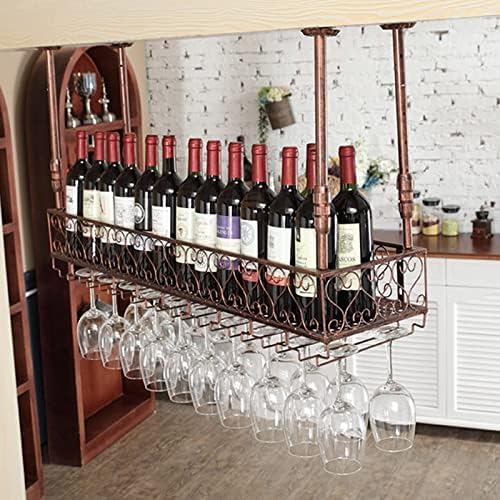 Adjustable Wall-Mounted Wine Rack with 100Cm Length