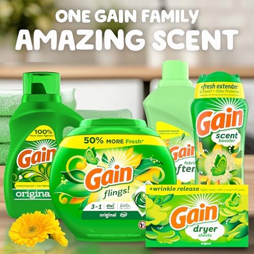 Gain Fabric Softener Original Scent 140 Fl Oz