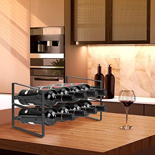 PAFISH 2 Tier Wine Rack for Kitchen Bar Pantry 1