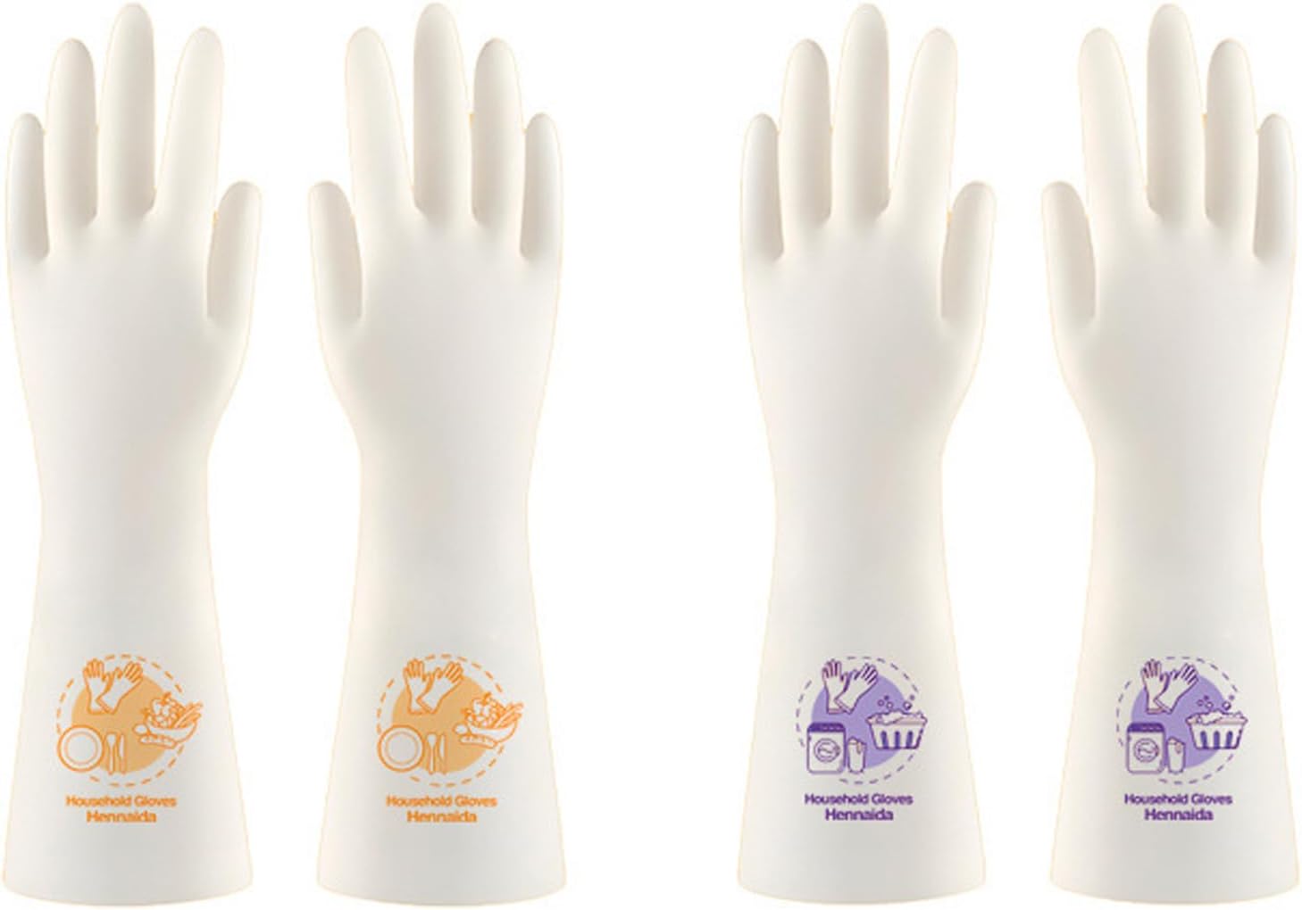 Klmfatsig Reusable Nitrile Gloves Set of Two