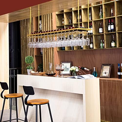 Sturdy Metal Ceiling Wine Rack with Adjustable Boom