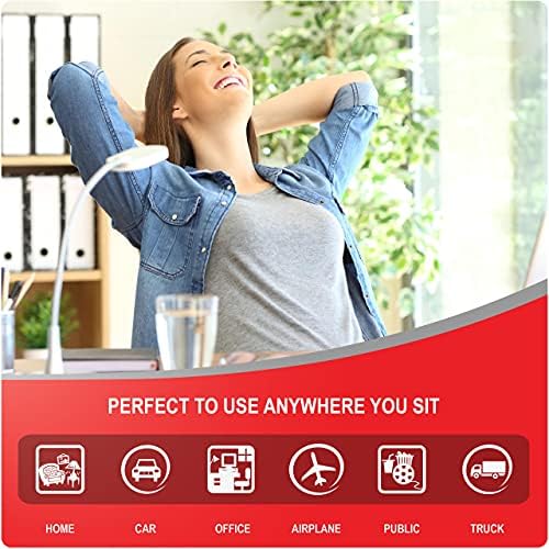 AJUVIA QiPillow - Inflatable Lumbar Support for Car Chair Couch