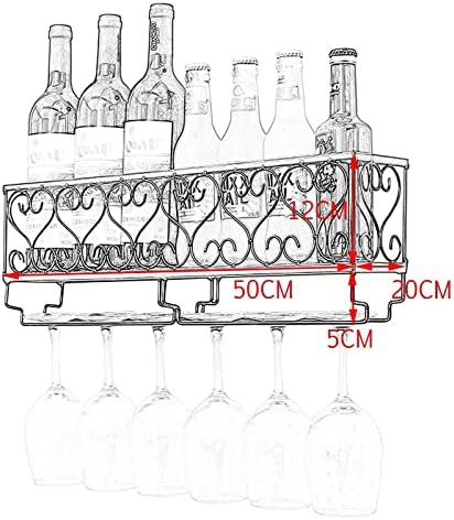 ALDEPO Wall-Mounted Wine Rack with Classic Design