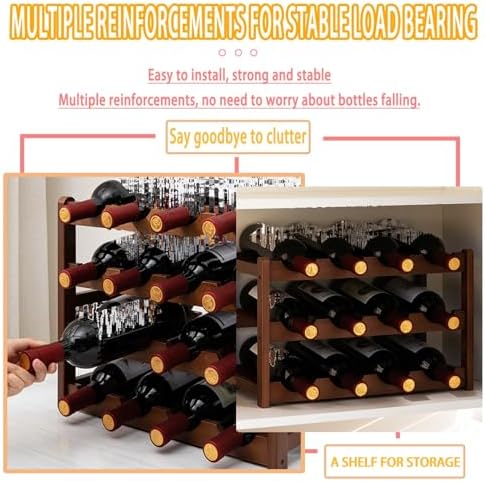 Industrial Liquor Glass Holder Display Shelf for Home Bar Cafe Kitchen