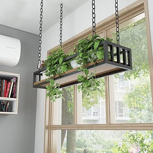 Hanging Wine Glass Rack - Wall Mounted Storage Shelf