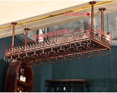 Suuim Hanging Wine Bottle Holder with Adjustable Height