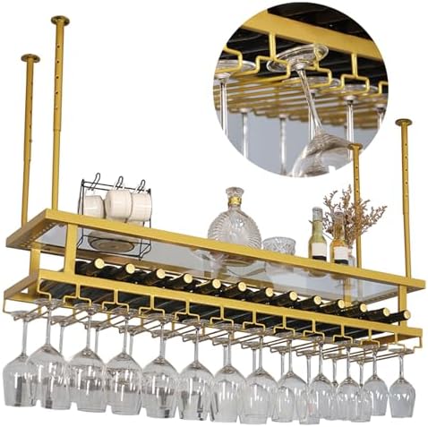 Whalebee Adjustable Wine Glass Rack for Home Storage
