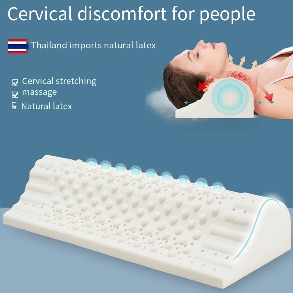 YHZEXUDA Natural Latex Neck Support Pillow