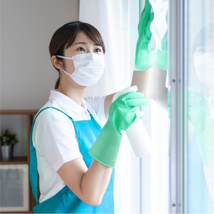 ANBOSON 14mil Non-Slip Latex Dishwashing Gloves 1