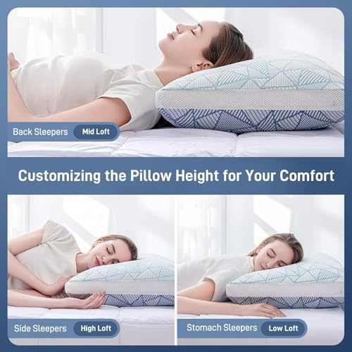 Caelorin Shredded Memory Foam Bamboo Viscose Pillow