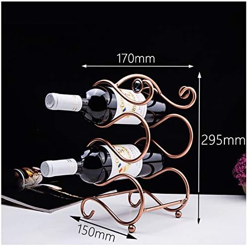 BOCbco Wall-Mounted Wine Racks for 4 Bottles