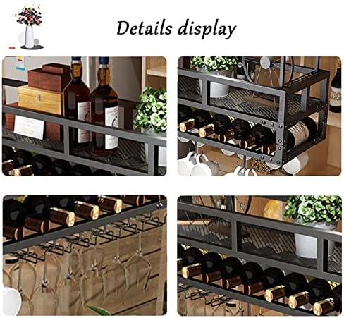 ZJDYDY Adjustable Iron Wine Rack Holder