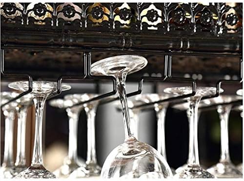 LUCEAE Wall-Mounted Wine Rack 100x35cm Brass Frame
